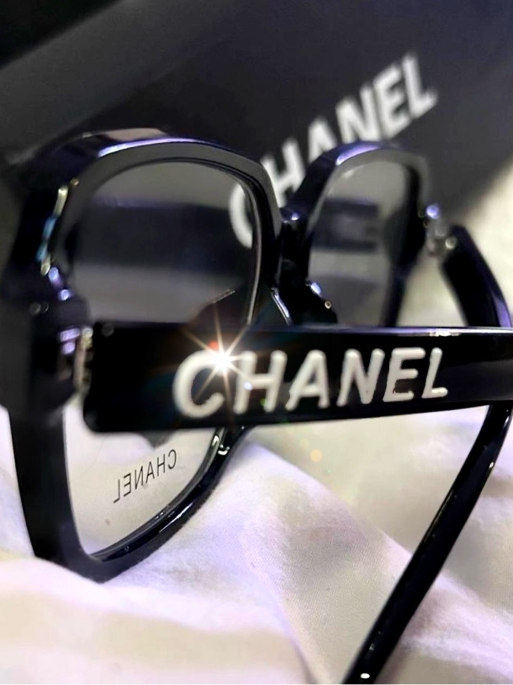 CHANEL Acetate Square Protective Screen  Eyewear Model 5408